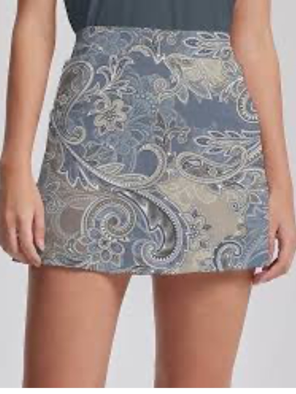 AceGolfs Skort - paisley  , op-art print , polyester spandex. NWT 2X 170
